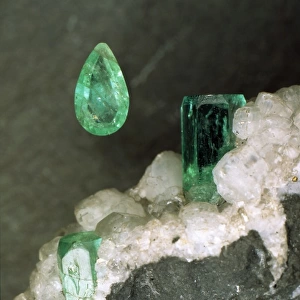 Emerald, a variety of beryl