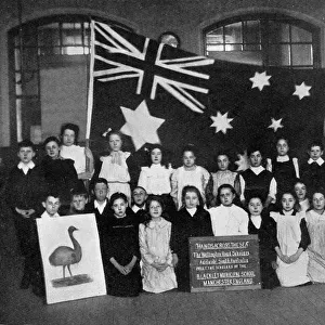 Empire Day Commonwealth flag sent to England from Australia