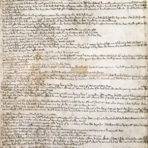 Carta Magna (1212) Print - The British Museum, London Carta Magna (1212) Print - The British Museum, London