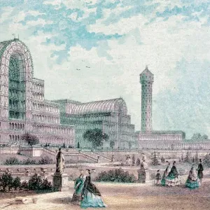 England. London. The Crystal Palace by Joseph Paxton. Great