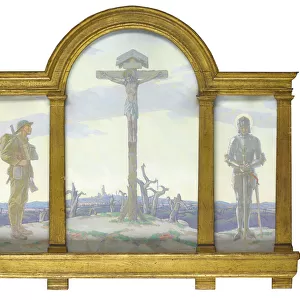 England, triptych by Percy Jowett, WW1