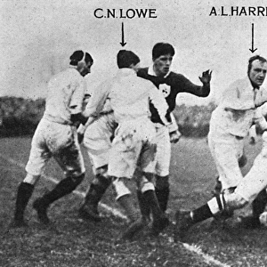 England v Ireland rugby match 1914