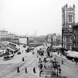 Exchange Street, Manchester, Victorian period