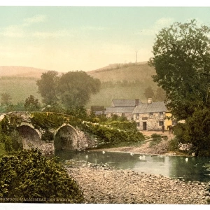 Exmoor, Malmsmead Inn and bridge, Doone Valley, Lynton and L