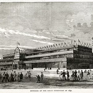 Exterior of the Great Exhibition of 1851