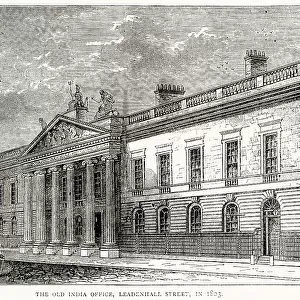 Exterior of the Old India Office, Leadenhall Street, London. Date: 1803