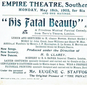 His Fatal Beauty by Arthur Shirley