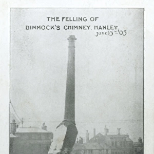 The Felling of Dimmocks Chimney, Hanley