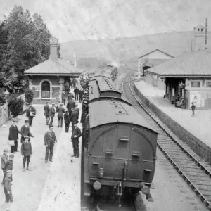 Ferryside Railway Station Print, Carmarthenshire, 1914 Ferryside Railway Station Print, Carmarthenshire, 1914