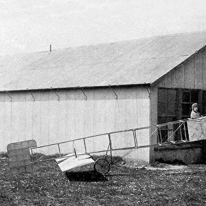 Filey Bleriot Aeroplane early 1900s
