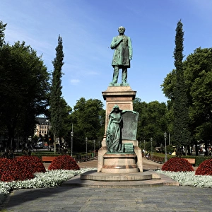 Finland. Helsinki. Johan Ludvig Runebergs memorial. By Walt