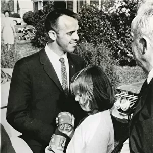 The first American in space, Commander Alan B. Shepard ?
