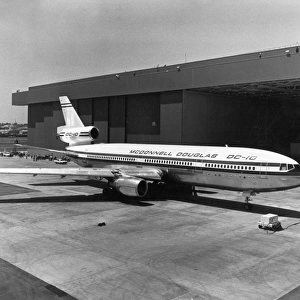 The first McDonnell Douglas DC-10-10 N10DC is rolled out