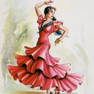 Danseuse de flamenco