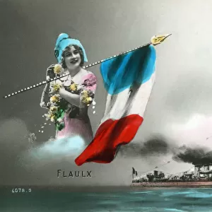 Flaulx - a French Naval battleship