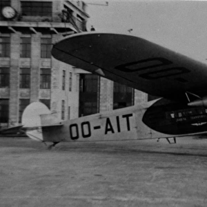 Fokker FVII 3m SABENA at Croydon
