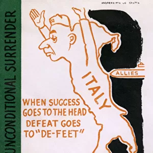 Forcing Italy to surrender - WW2 Propaganda