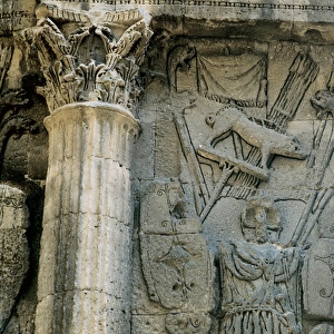 France. Orange. Triumphal Arch. Relief depicting trophies fr