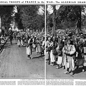 French Algerian troops in World War One
