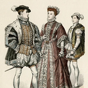 French Court Dress C16Th