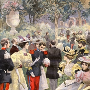 French Garden Party 1896