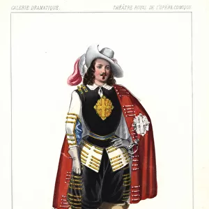 French tenor Mocker as Biron in Les Mousquetaires