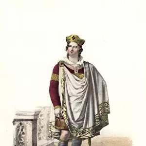 French tenor singer Adolphe Nourrit as Alamede