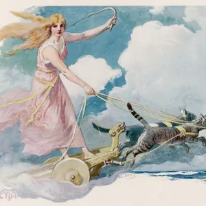 Freyja Print - Norse Goddess of Love and Fertility Freyja Print - Norse Goddess of Love and Fertility