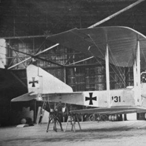 Friedrichshafen G II German three-man fighter plane