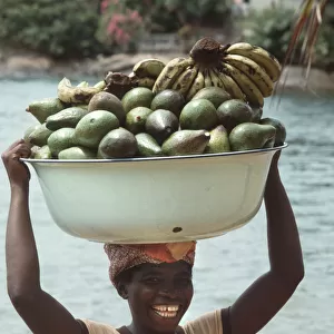Fruit seller, Sierra Leone