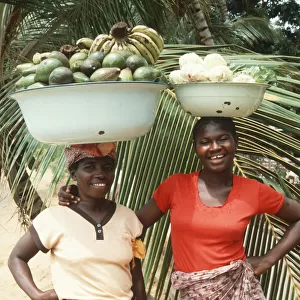 Fruit sellers, Sierra Leone