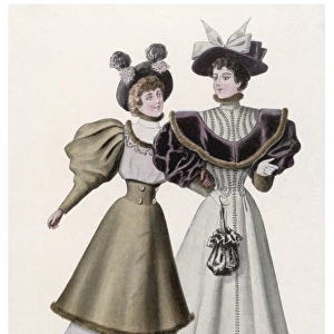 Fur-Edge Skirt 1894