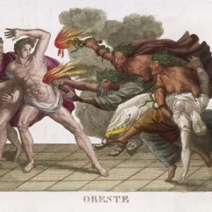Furies Pursuing Orestes Print Furies Pursuing Orestes Print