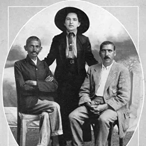 Gandhi, Sonja Schlesin and Hermann Kallenbach
