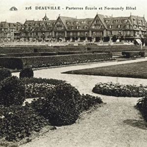 Gardens in front of the Normandy Hotel and the Casino