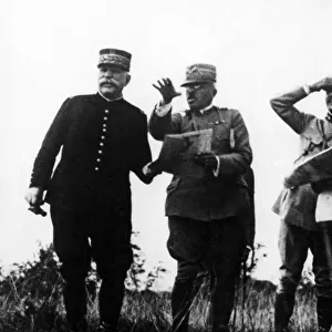 General Joffre and General Cadorna, WW1
