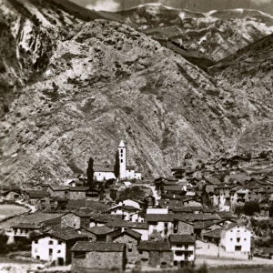 General view of Canillo, Valleys of Andorra, Andorra