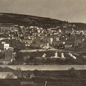 General view of Nazareth, Northern Israel, WW1