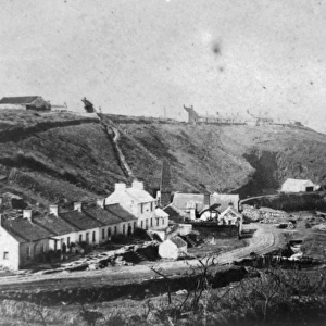 General view of Porthgain, Pembrokeshire, South Wales