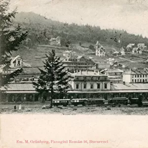 General view of Predeal, Brasov County, Romania