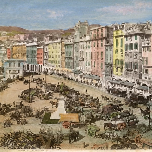 Genoa, Italy - Piazza Caricamento
