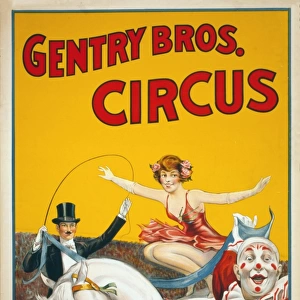 Gentry Bros. circus Miss Louise Hilton, the greatest rider t