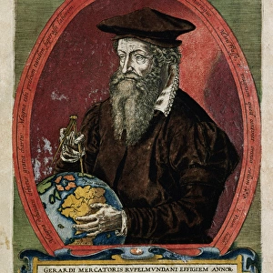 Gerardus Mercator (1512-1594). Engraving