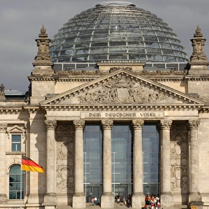German Parliament. Facade. Berlin. Germany