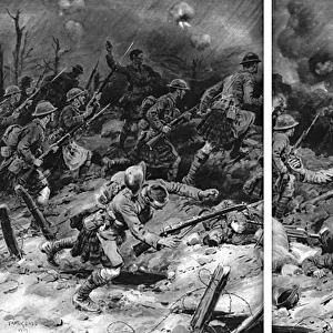 Germans routed by Highlanders in offensive near Ypres, 1917