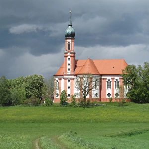 Germany, Bayern, Vilgertshofen: Church of pilgrimage