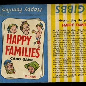 Gibbs Happy Families - packaging back