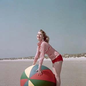 Girl with Beach Ball