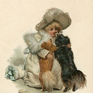 Girl / Dogs Welcome C1890