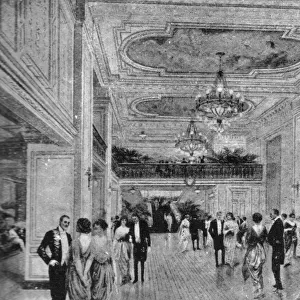 A glimpse of the Ballroom at the Piccadilly Hotel, London